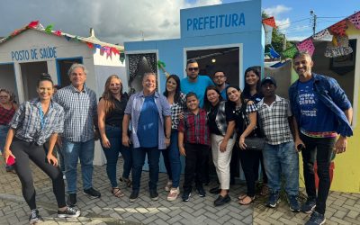 VITÓRIA PREV E SECRETARIA DE SAÚDE , REALIZAM O “ARRAIÁ DA MELHOR IDADE”